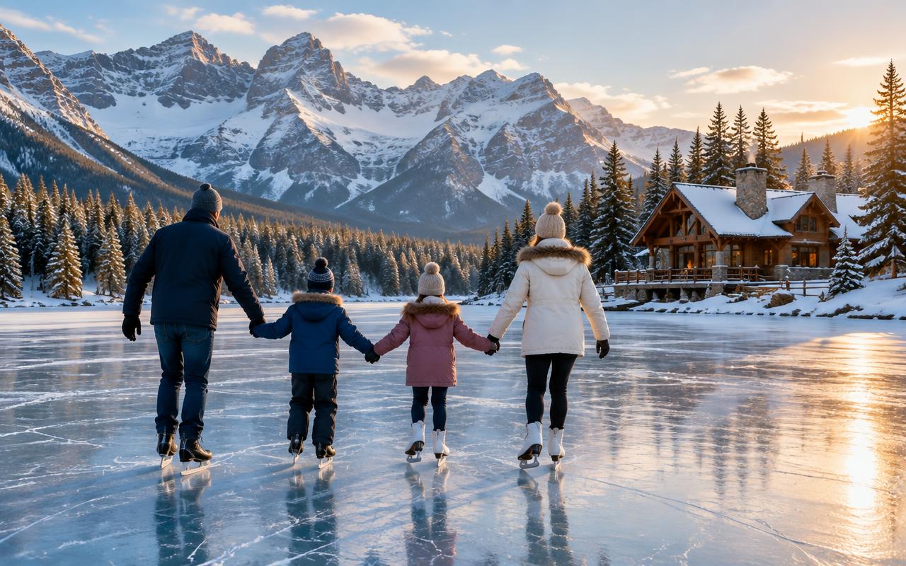 Family Day (Canada) travel illustration