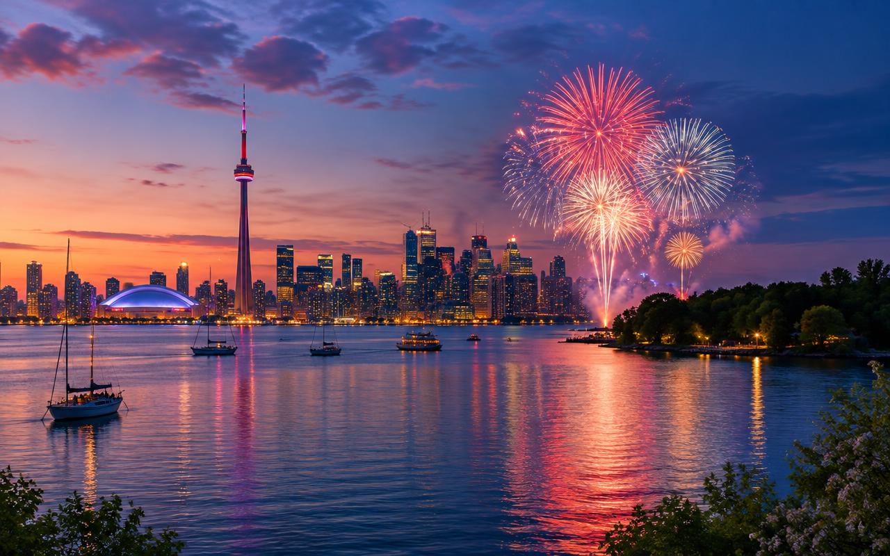 Victoria Day travel illustration
